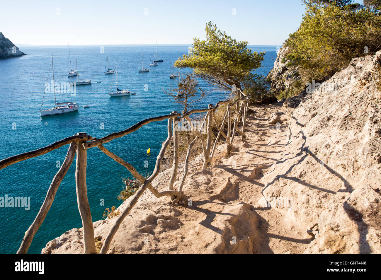 Playa macarelleta in Minorca (Menorca) - Balearic Islands, Spain Stock Photo