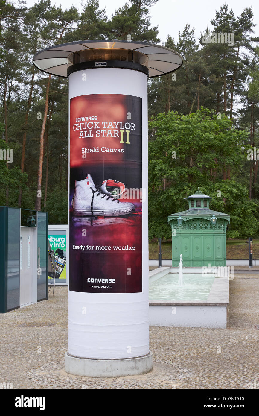 Velten Germany Street Furniture Of Wall Ag Stock Photo