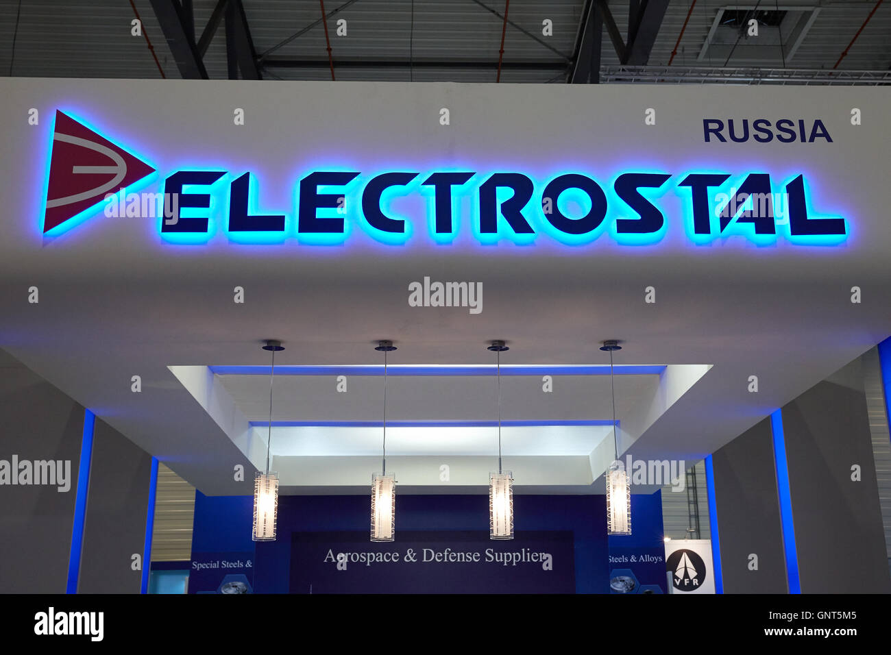 Schoenefeld, Germany, booth Electrostal at ILA 2016 Stock Photo - Alamy