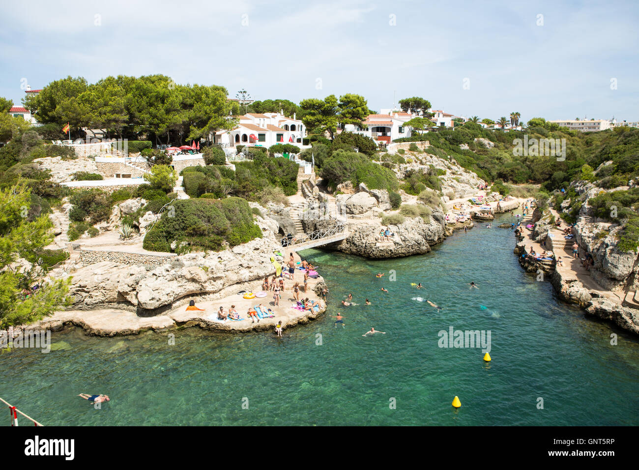 Best beach in Menorca (Minorca) - Balearic Islands, Spain Stock Photo