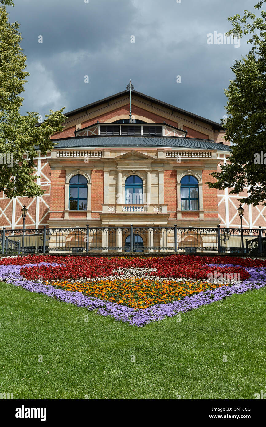Bayreuth, Germany, the Bayreuth Festspielhaus Stock Photo