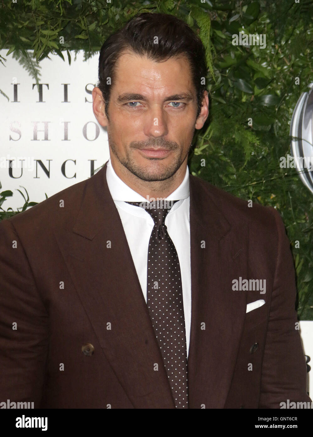 June 12, 2016 - David Gandy attending One For The Boys Fashion Ball 2016 at Victoria & Albert Museum in London, UK. Stock Photo