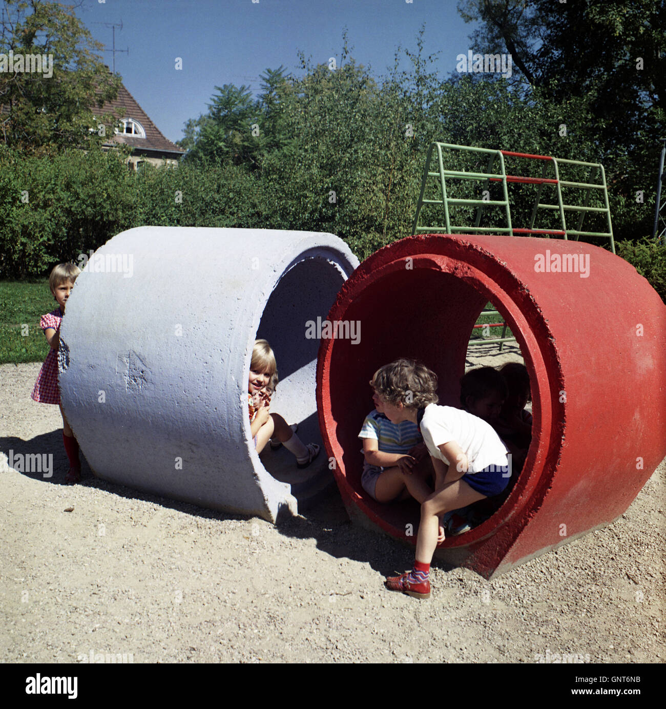 Dresden, GDR, children playing in a daycare Stock Photo Alamy