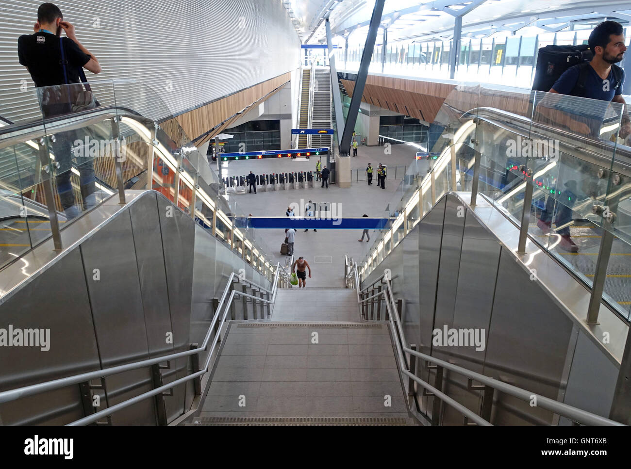 New concourse and platforms at London Bridge Station opened August 2016, London EDITORIAL USE ONLY Stock Photo