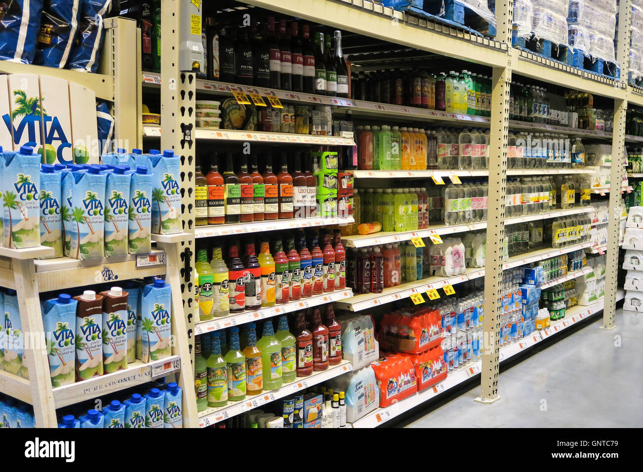 Beverage Aisle At Wegmans Grocery Store, Westwood, Massachusetts - 1300x956 - jpeg Beverages In The Supermarket Aisle