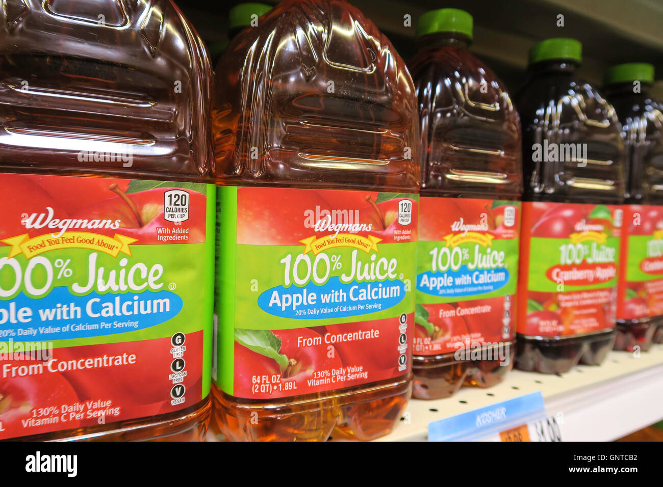 House brand Apple Juice at Wegmans Grocery Store, Westwood