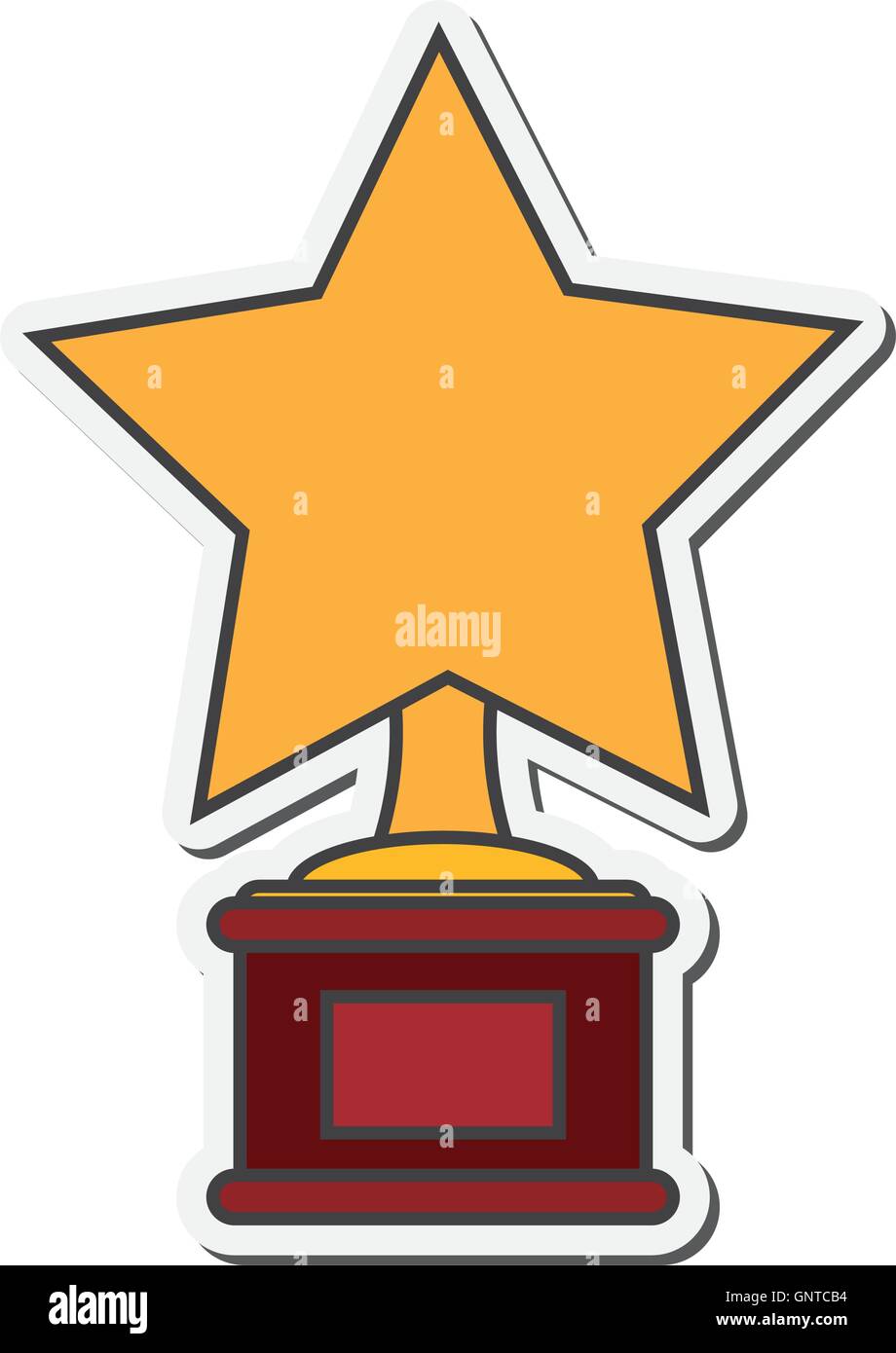 star trophy winner cinema design Stock Vector Image & Art - Alamy