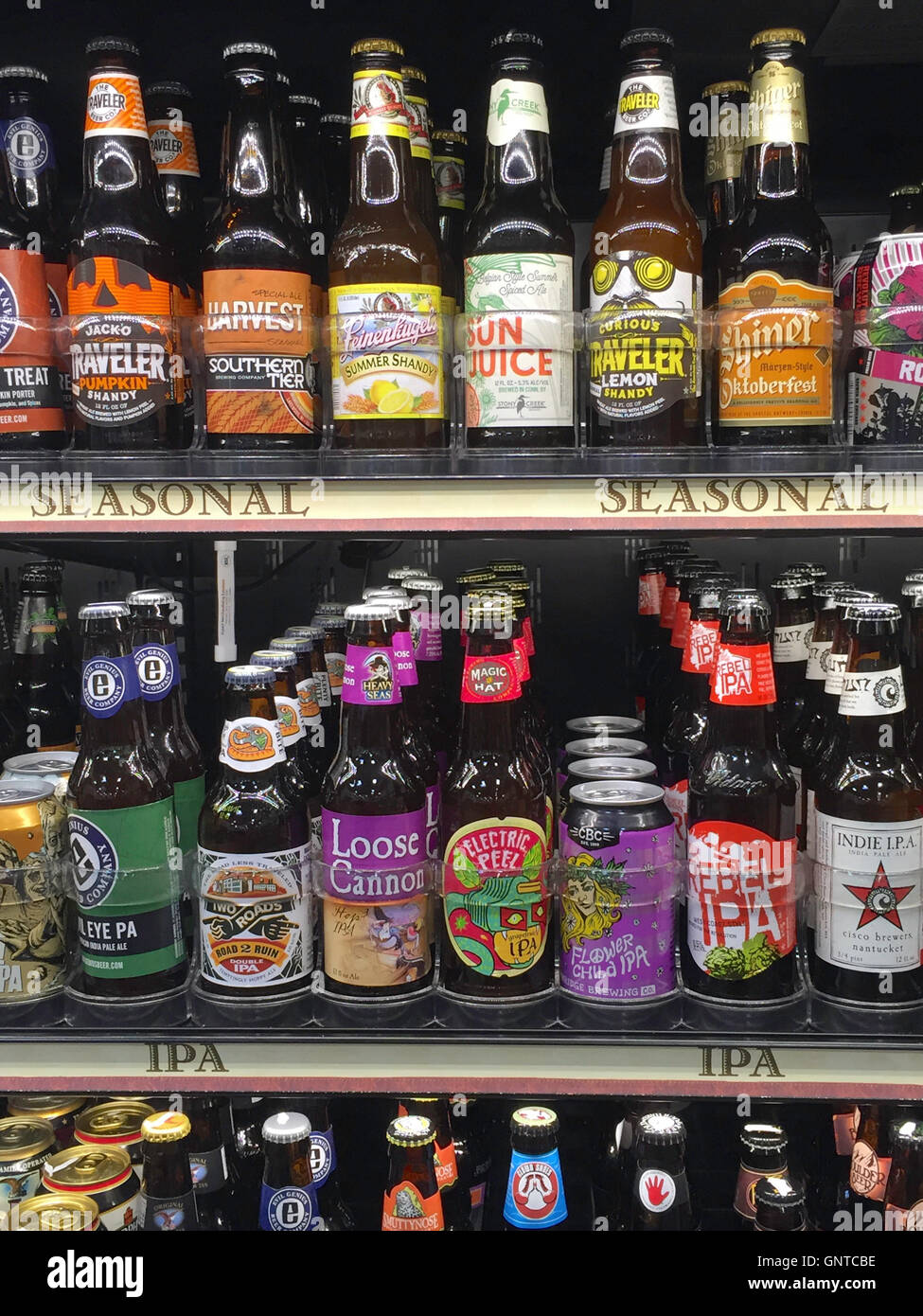 Craft Beer Section at Wegmans Grocery Store, Westwood, Massachusetts