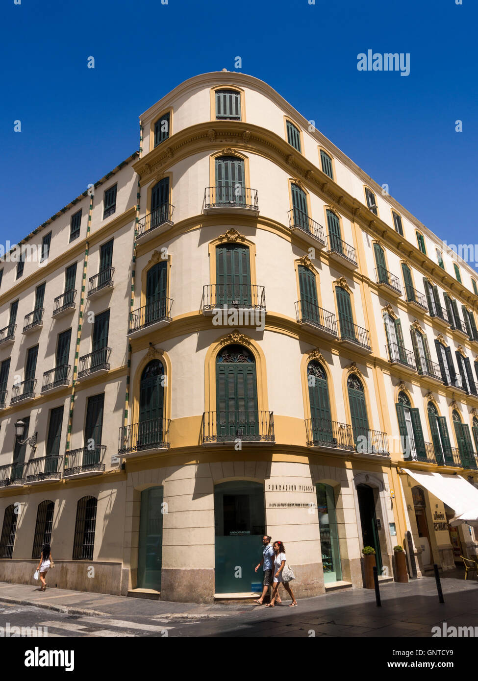 Birth house of painter Pablo Ruiz Picasso. Málaga capital, Costa del Sol, Andalusia Spain. Europe Stock Photo