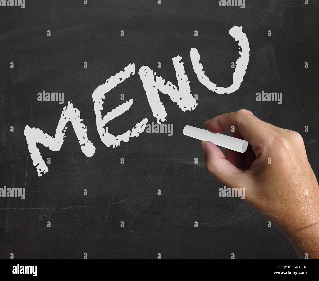 Menu Word Representing Restaurant Gastronomy And Words Stock Photo - Alamy