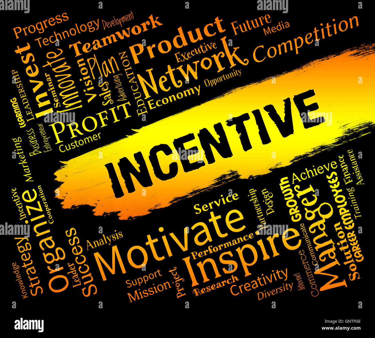 Incentive Words Meaning Bonus Rewards And Bonus Stock Photo