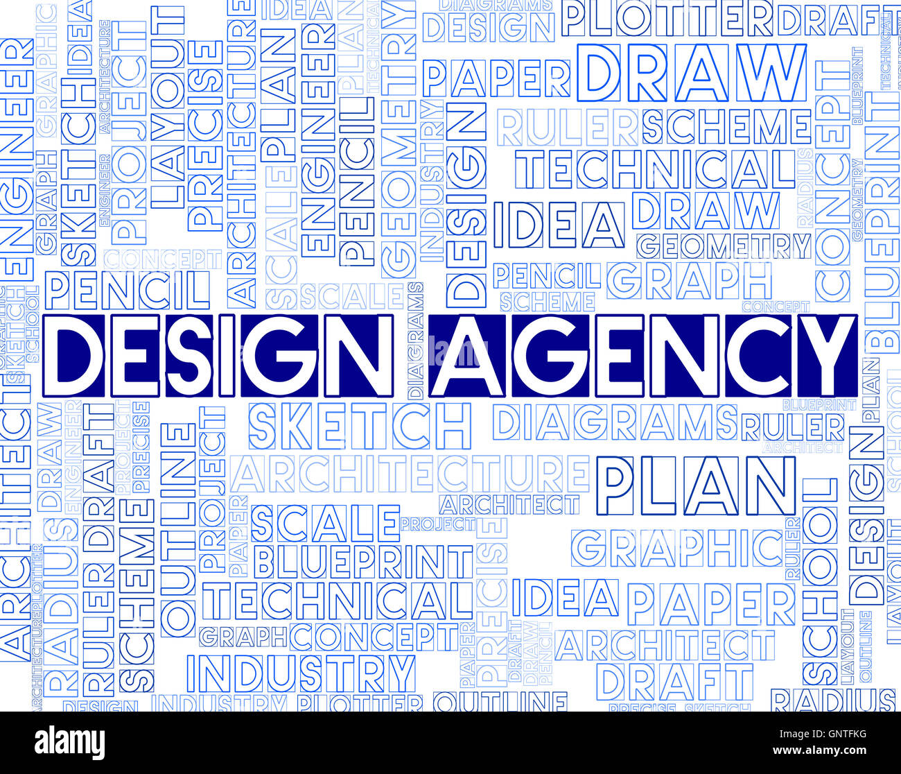 Design Agency Meaning Artwork And Creative Agents Stock Photo