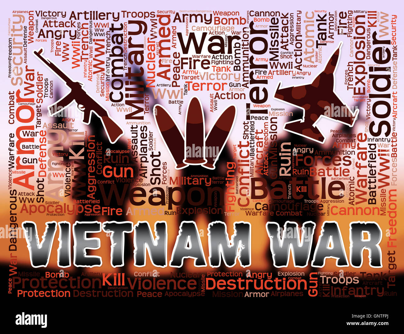 Vietnam War Meaning Indochina military Action And Conflict Stock Photo