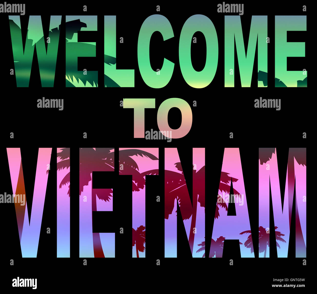 To Vietnam Meaning Greeting Arrival And Holiday Stock Photo Alamy