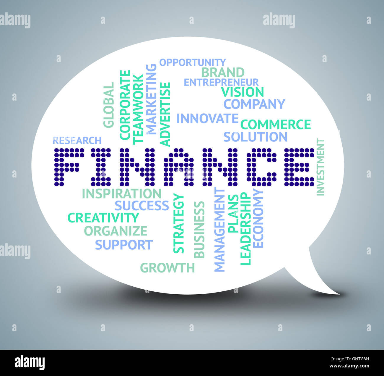 Finance Bubble Representing Financial Investment 3d Illustration Stock