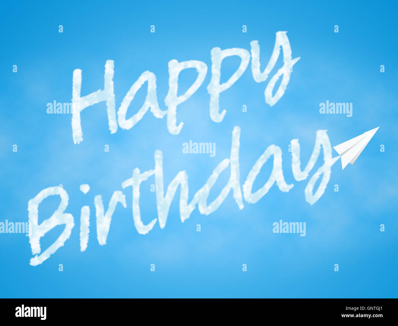 Happy Birthday Representing Joy Greeting And Celebration Stock Photo