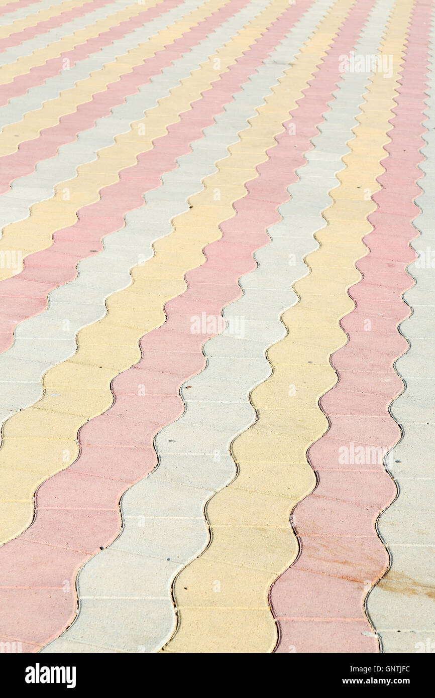 in oman abstract pavement in the old steet and colors Stock Photo - Alamy