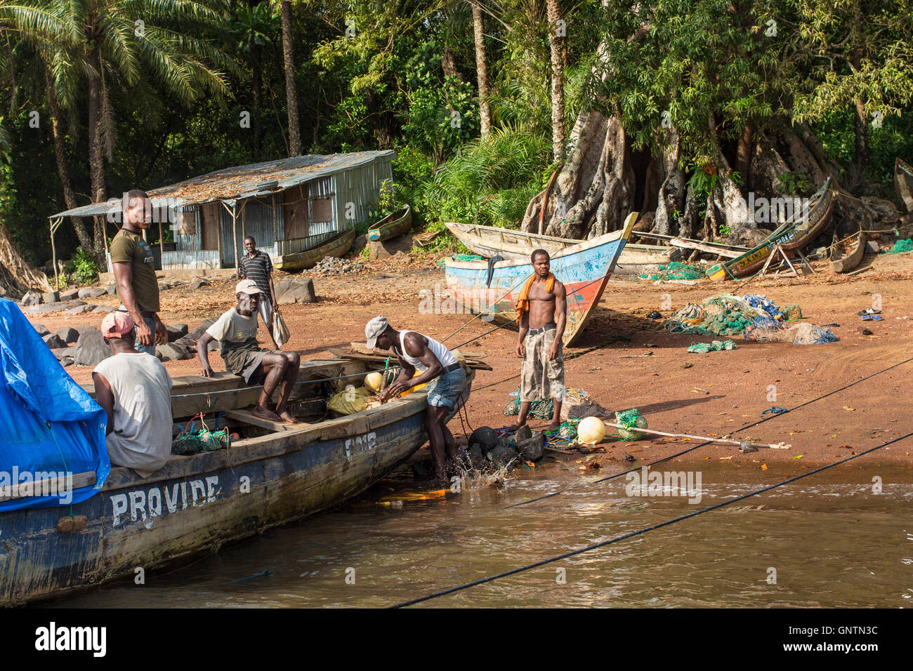 Sierra Leone, Banana Island, Africa Stock Photo Alamy