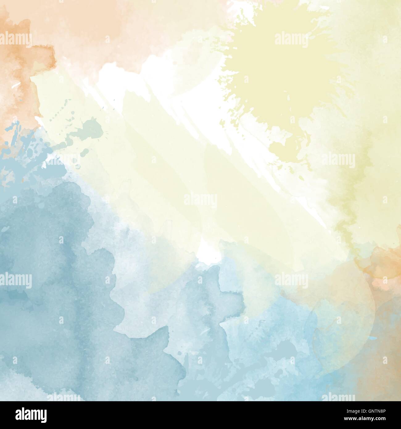 Pastel Watercolor Background Stock Vector Art Illustration