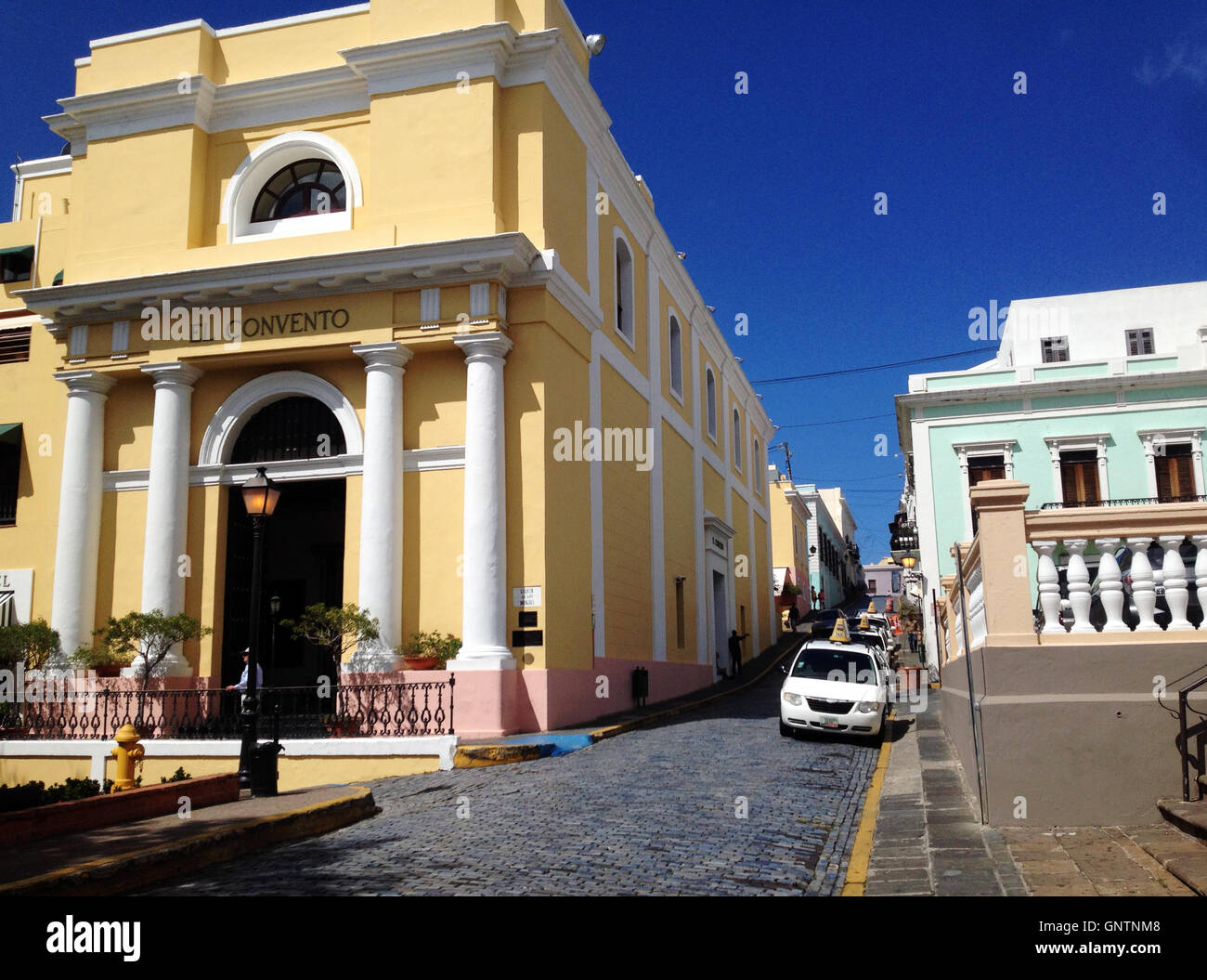 Hotel El Convento, Old San Juan, Puerto Rico Stock Photo