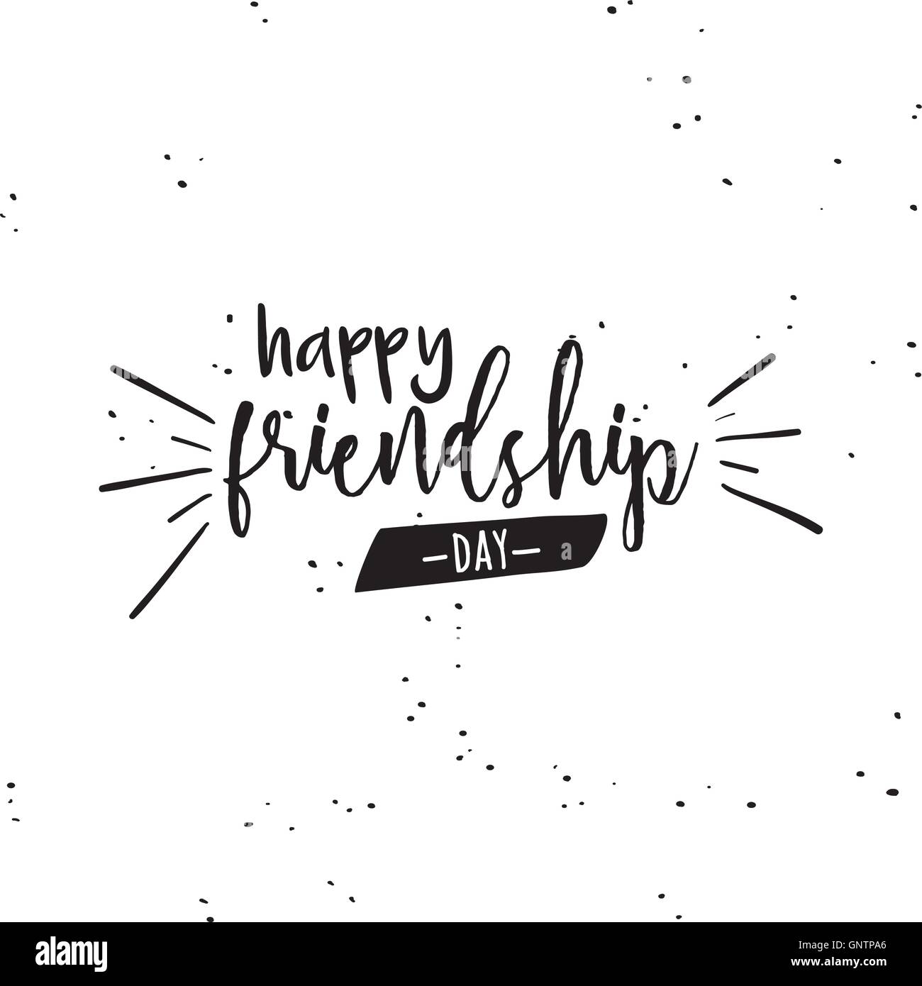Happy Friendship day Stock Vector Image & Art Alamy