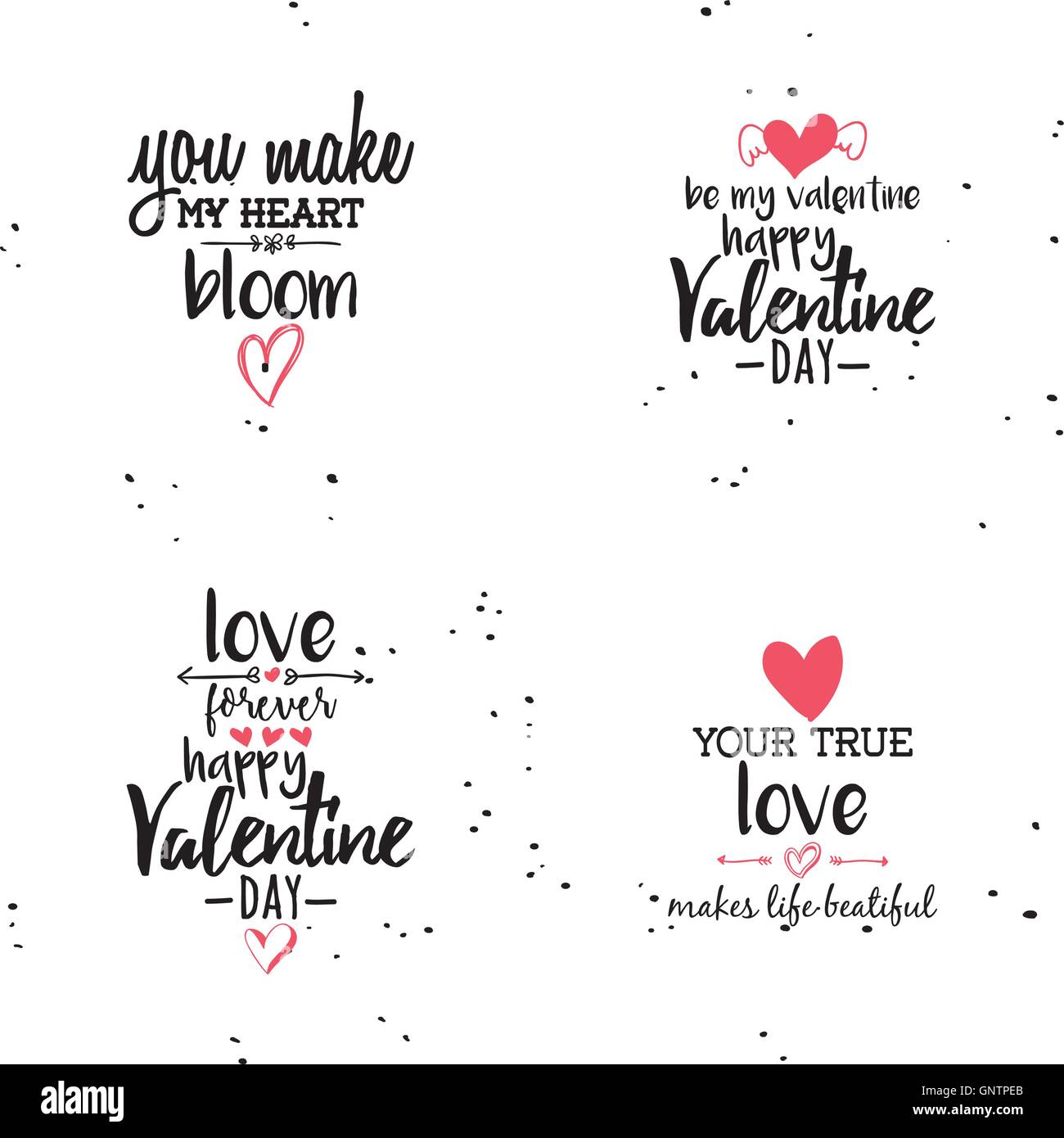 Happy Valentines Day Stock Vector Image & Art - Alamy