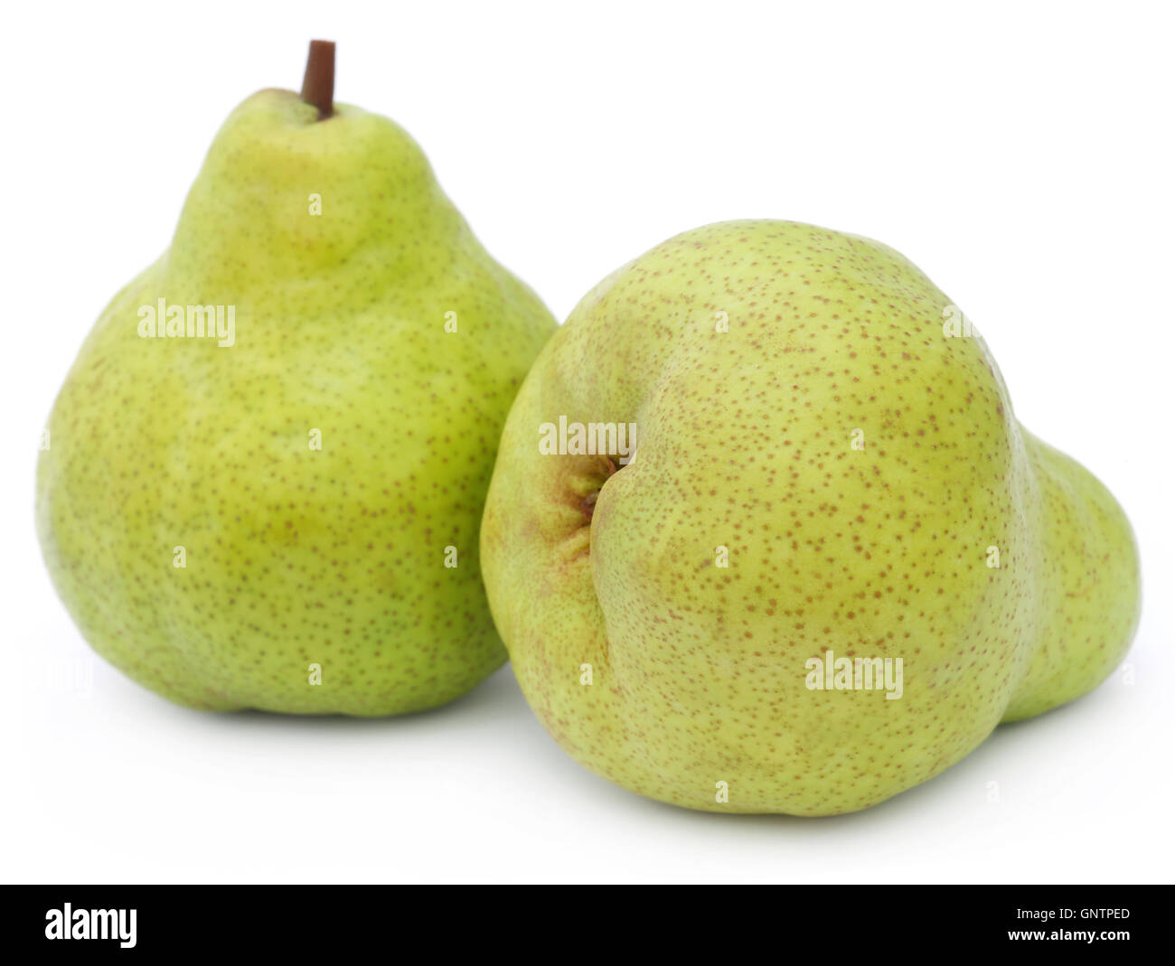 Fresh pear over white background Stock Photo - Alamy