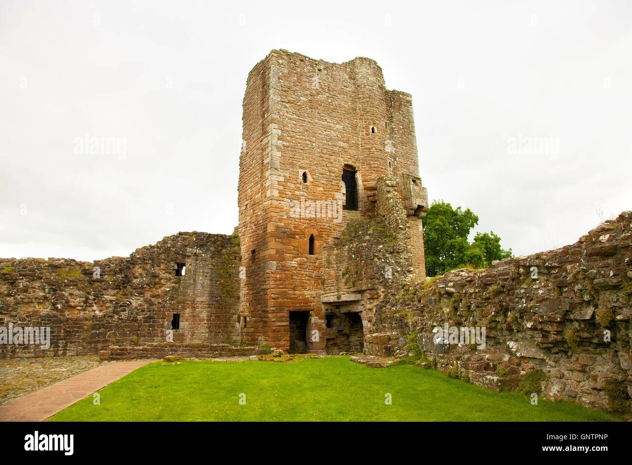 Brougham Castle keep. Penrith, Cumbria, England, United Kingdom, Europe. Stock Photo