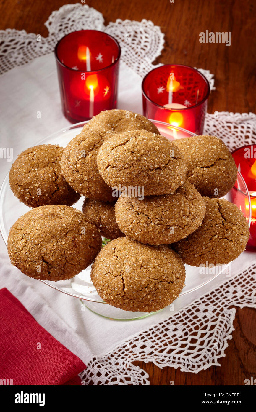Blackstrap molasses cookies Stock Photo Alamy