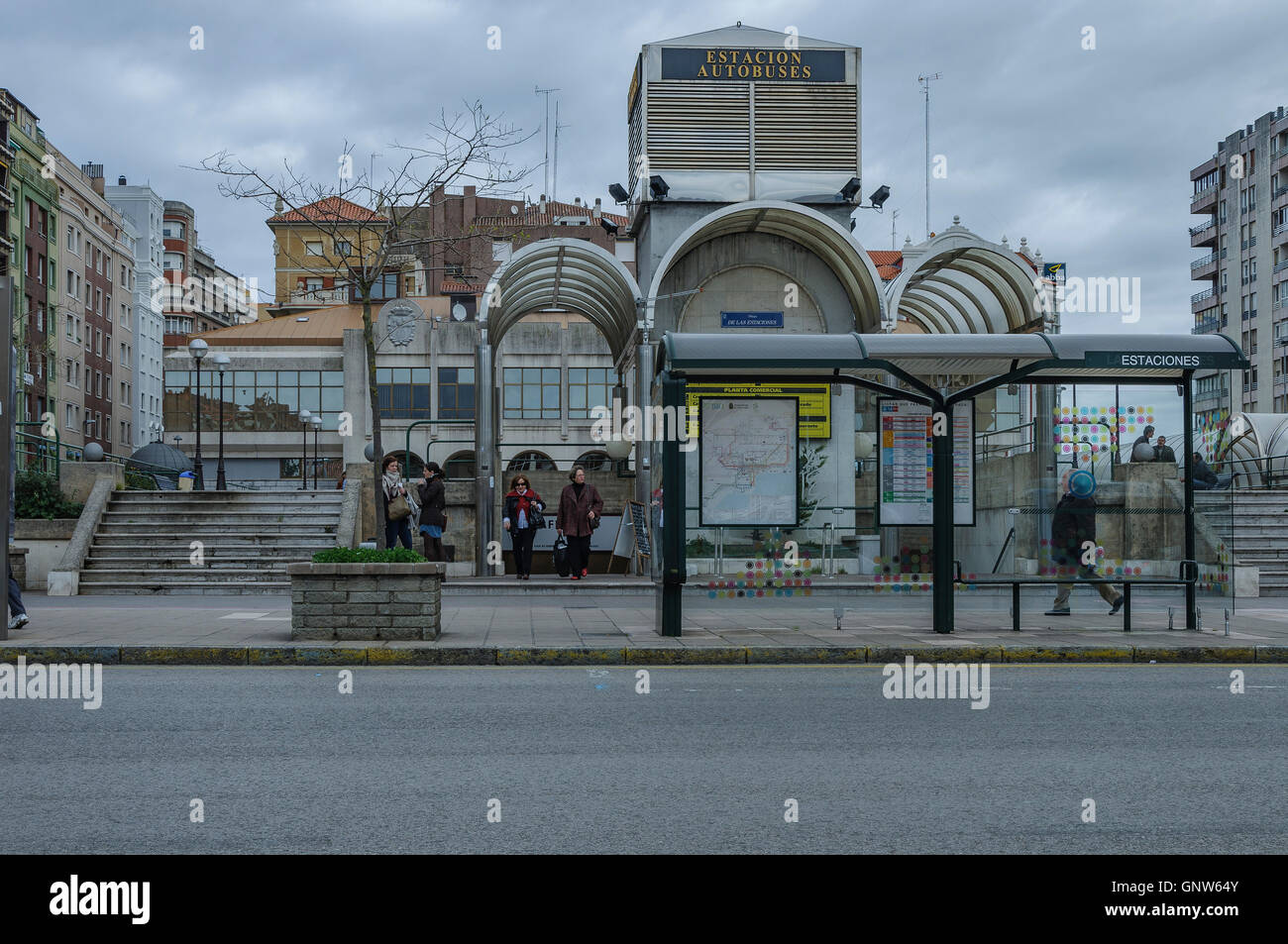 Bus Station In The City Of Santander Cantabria Spain Stock Photo Alamy bus-station-in-the-city-of-santander-cantabria-spain-stock-photo-alamy
