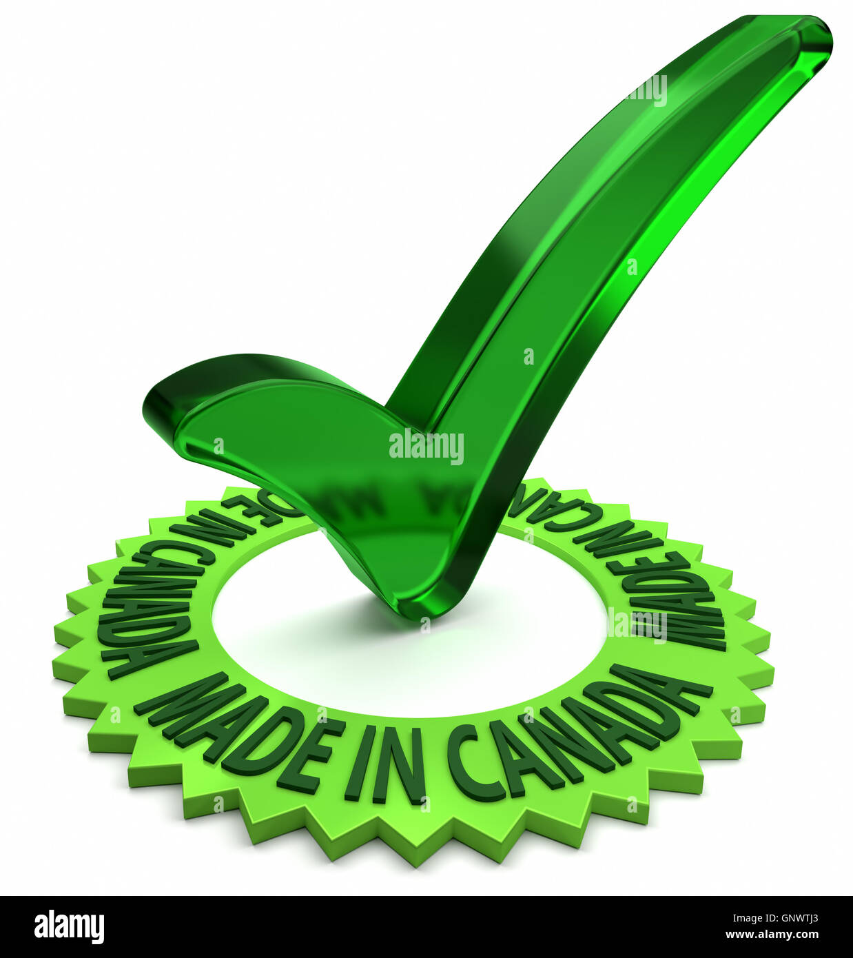 Made in Canada Stock Photo