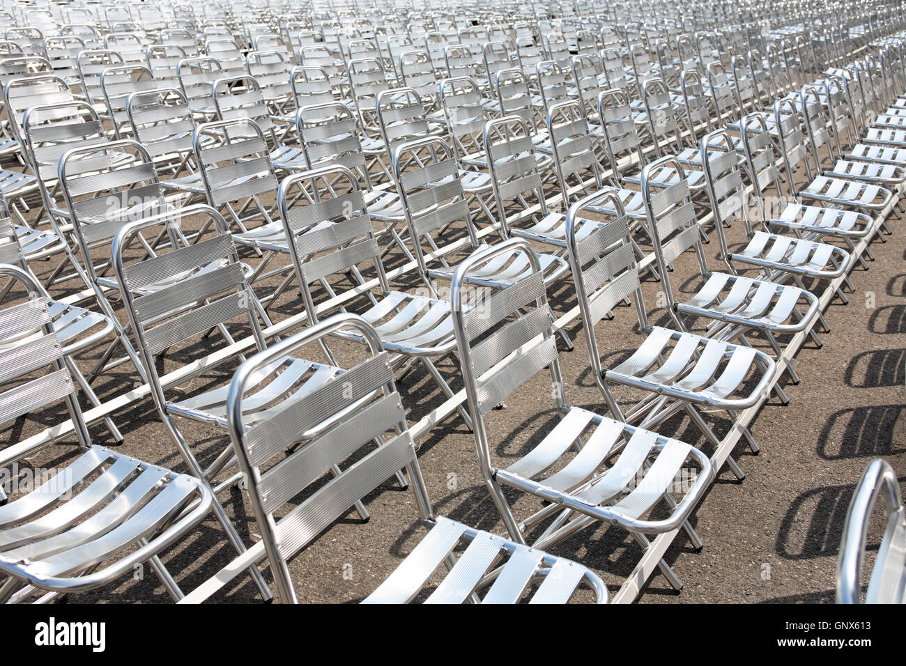 Empty Seats Stock Photo