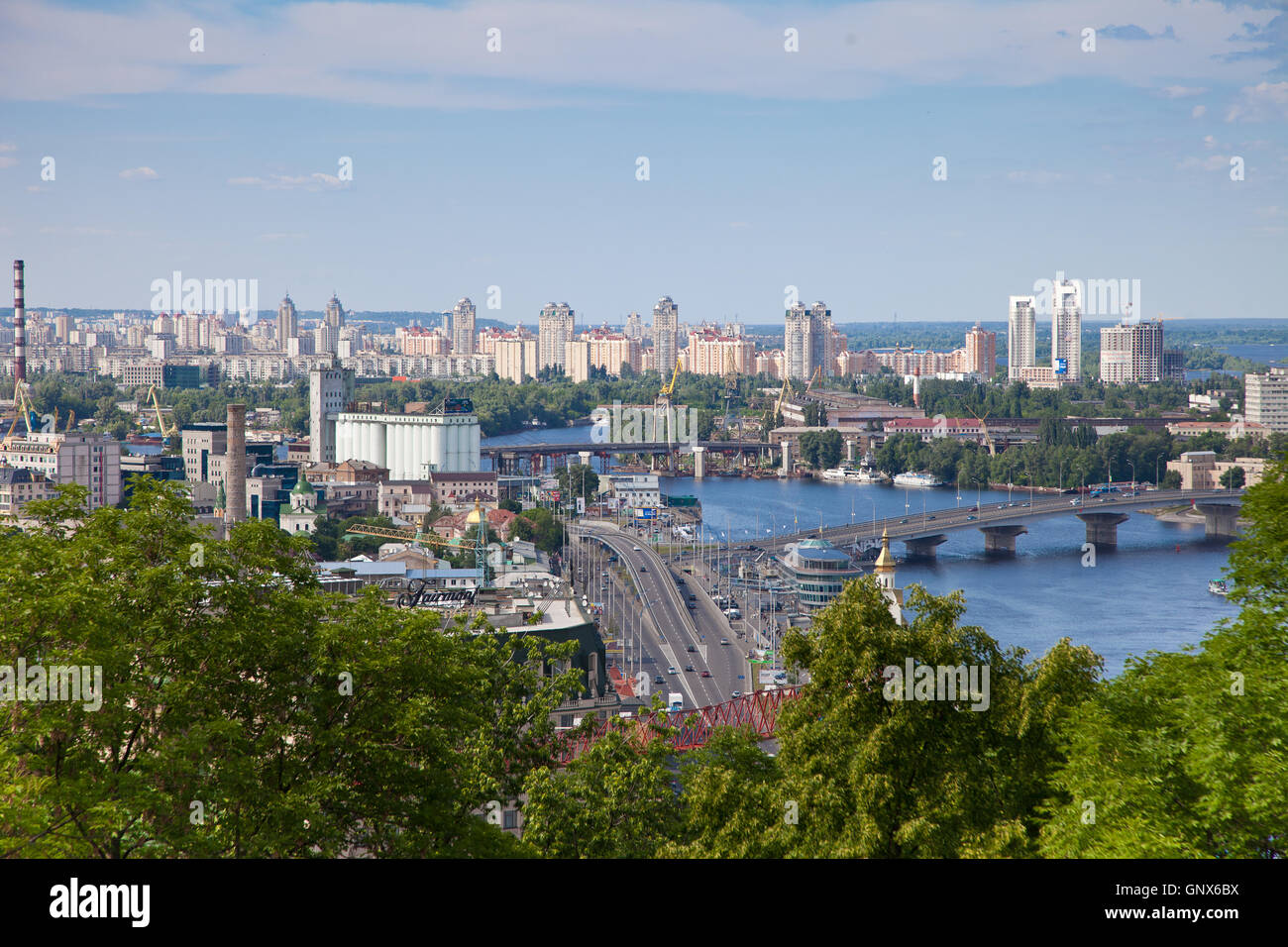 Panorama of Kiev, Ukraine Stock Photo - Alamy