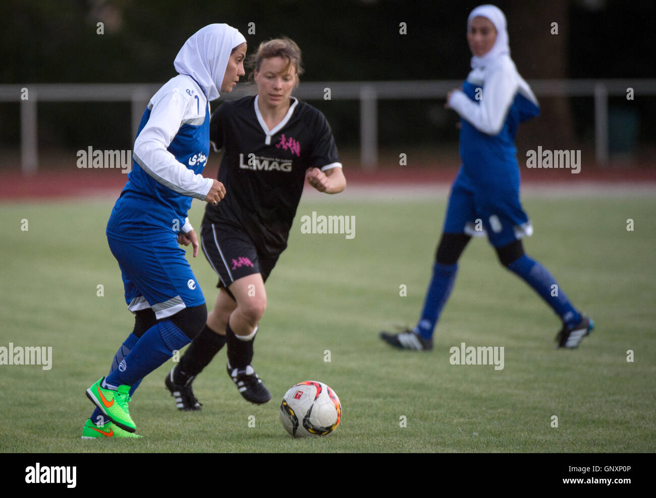 Iranian women soccer team hires stock photography and images Alamy