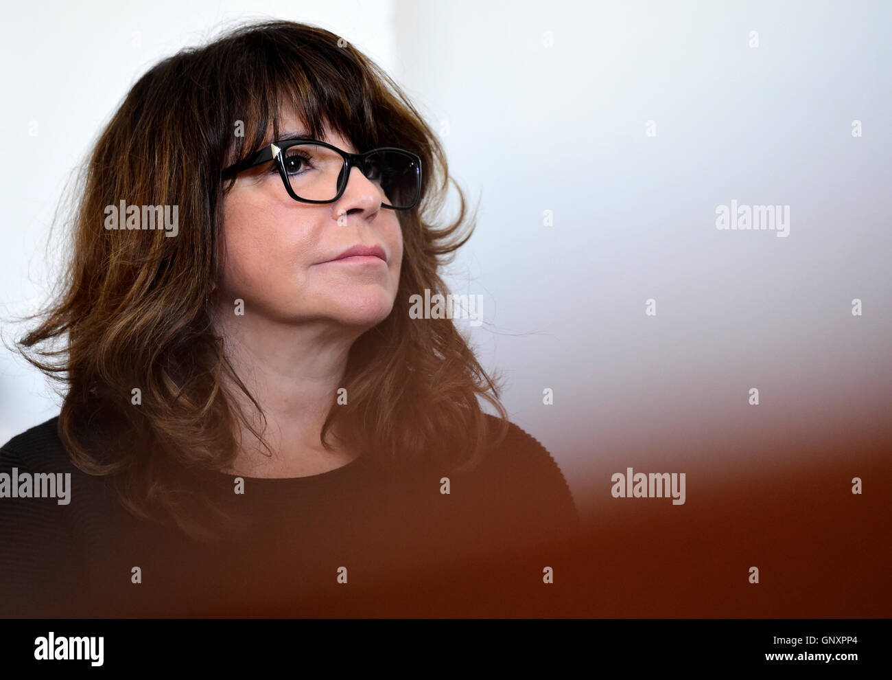 Prague, Czech Republic. 01st Sep, 2016. Court deals with Presidential Office's appeal against verdict that orders President Milos Zeman to apologise for statements about late journalist Ferdinand Peroutka to his granddaughter Terezie Kaslova (pictured), in Prague, Czech Republic, September 1, 2016. © Roman Vondrous/CTK Photo/Alamy Live News Stock Photo