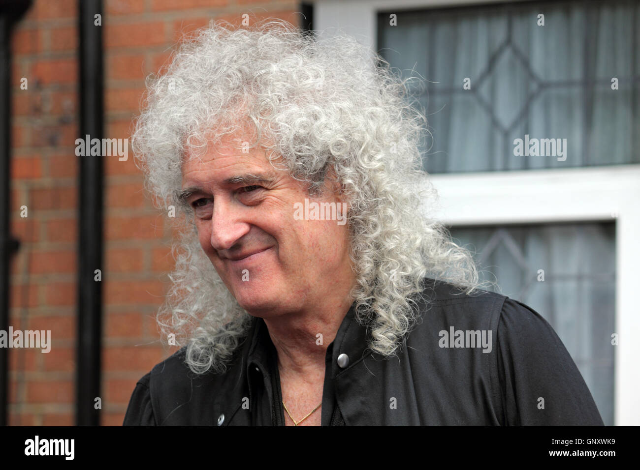 Feltham, London, England, UK. 1st September 2016. Brian May from rock(09)