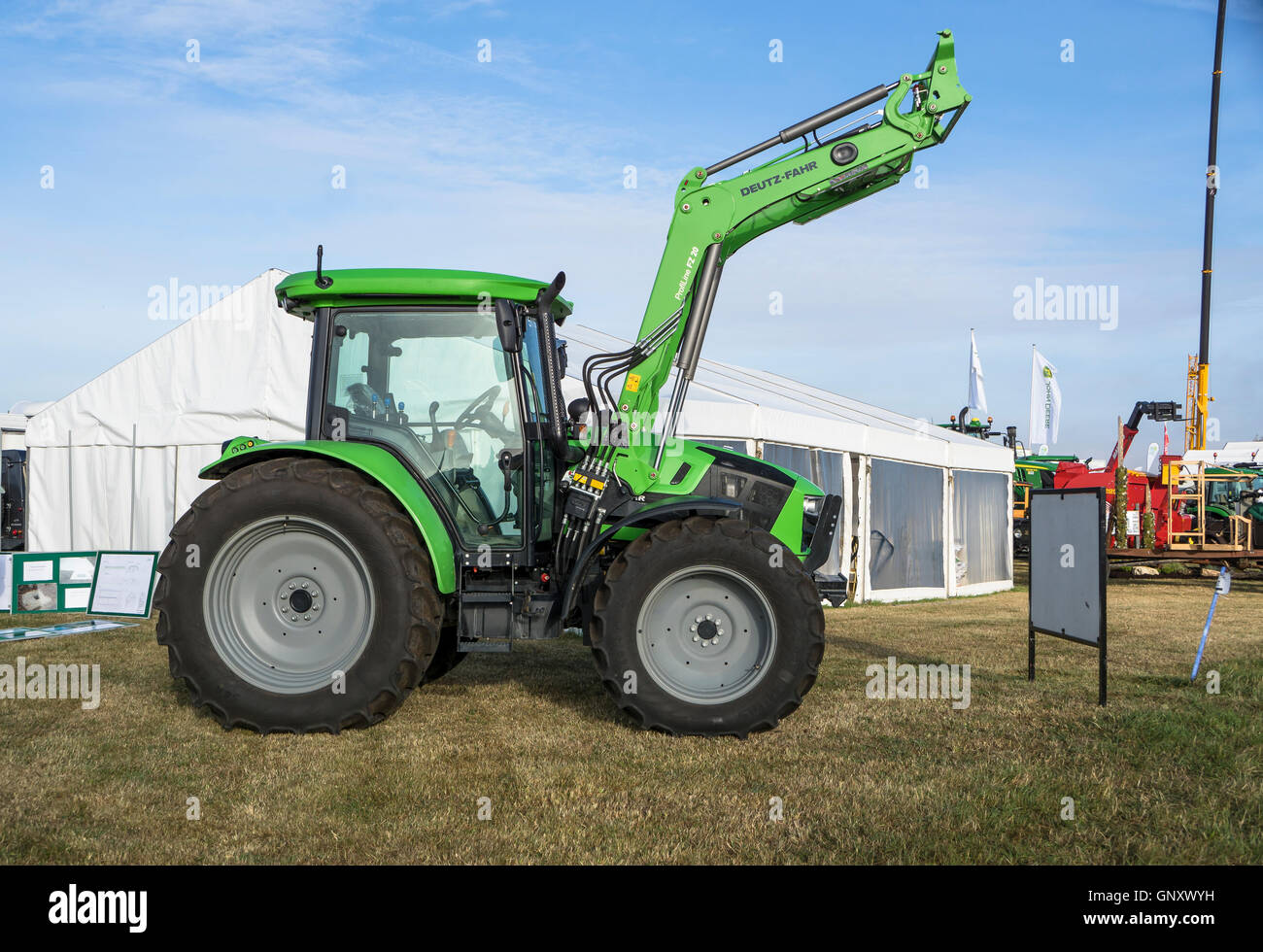 The Bucks County Show, tractors on display. Credit:  Scott Carruthers/Alamy Live News Stock Photo