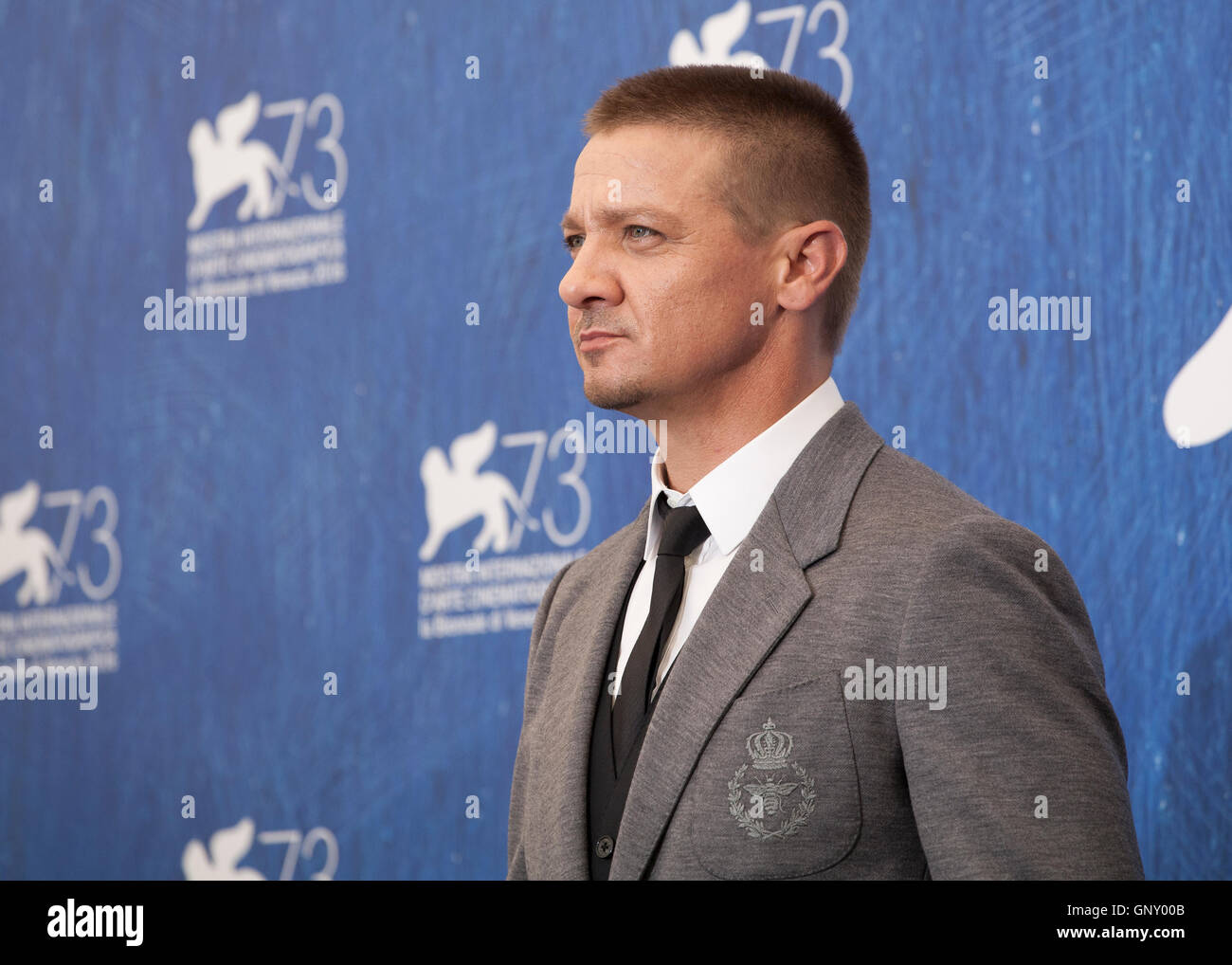 Jeremy Renner at Arrival film photocall at the 73rd Venice