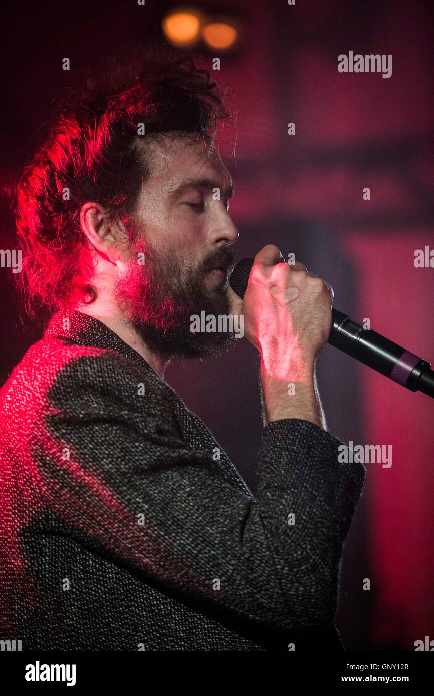 Segrate Milan, Italy 1st september 2016 Edward Sharpe and the Magnetic Zeros perform live at Circolo Magnolia Credit:  Roberto Finizio/ Alamy Live News Stock Photo