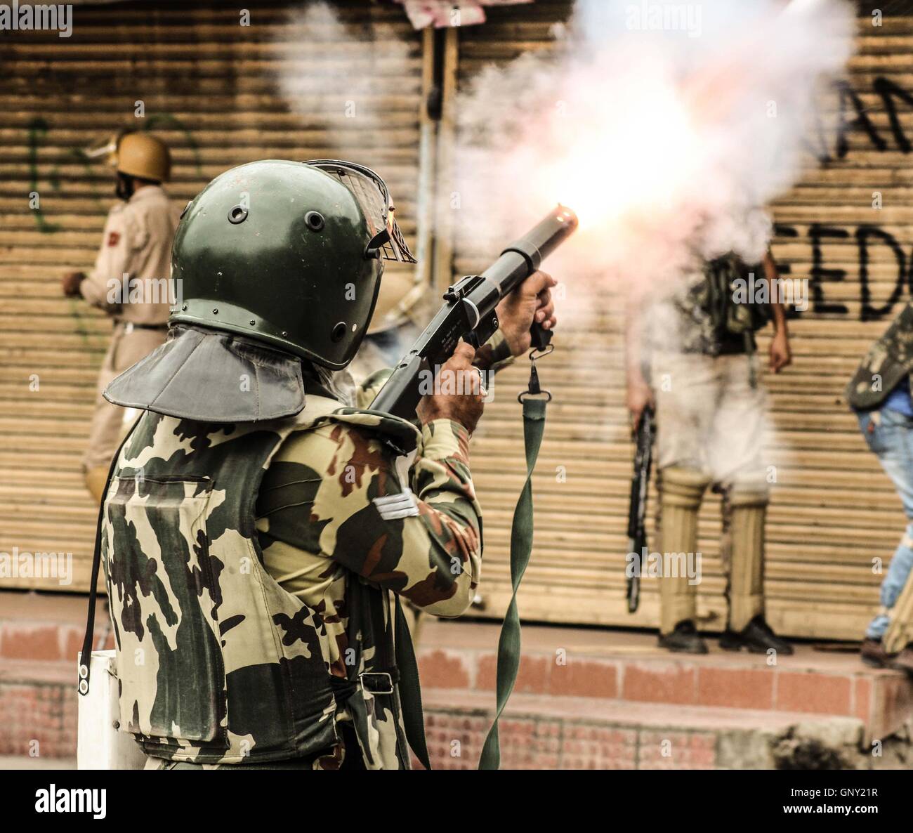A day after fresh killings and widespread protests, authorities on Thursday imposed curfew in some parts of Valley to stop people from hitting to roads. Valley had witnessed violent protests on Wednesday in which one youth was killed and more than 400 people had suffered injuries.Authorities had lifted curfew and restrictions from the entire Valley on Wednesday after 53 days since the unrest started on July 9. Educational institutions remained closedfor the last 55 days as shops; markets and public transport have also remained suspended. 72 people including two cops have been killed and over 1 Stock Photo