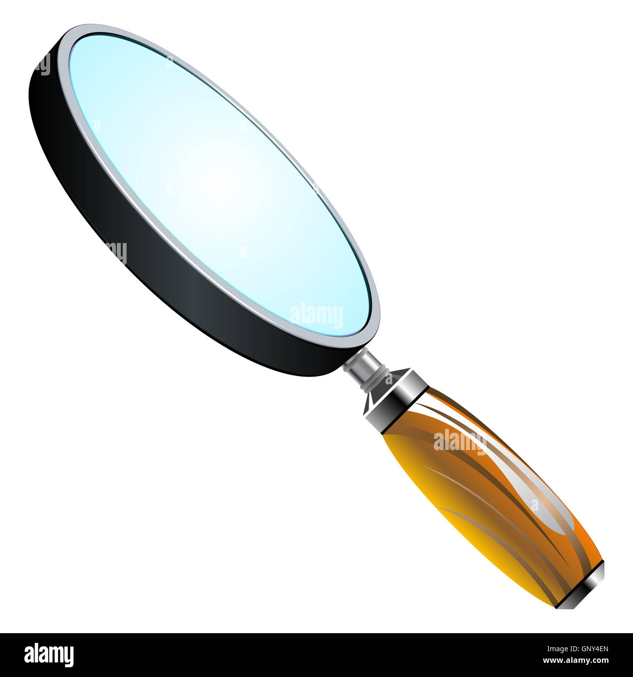 3d magnifying glass Stock Photo Alamy