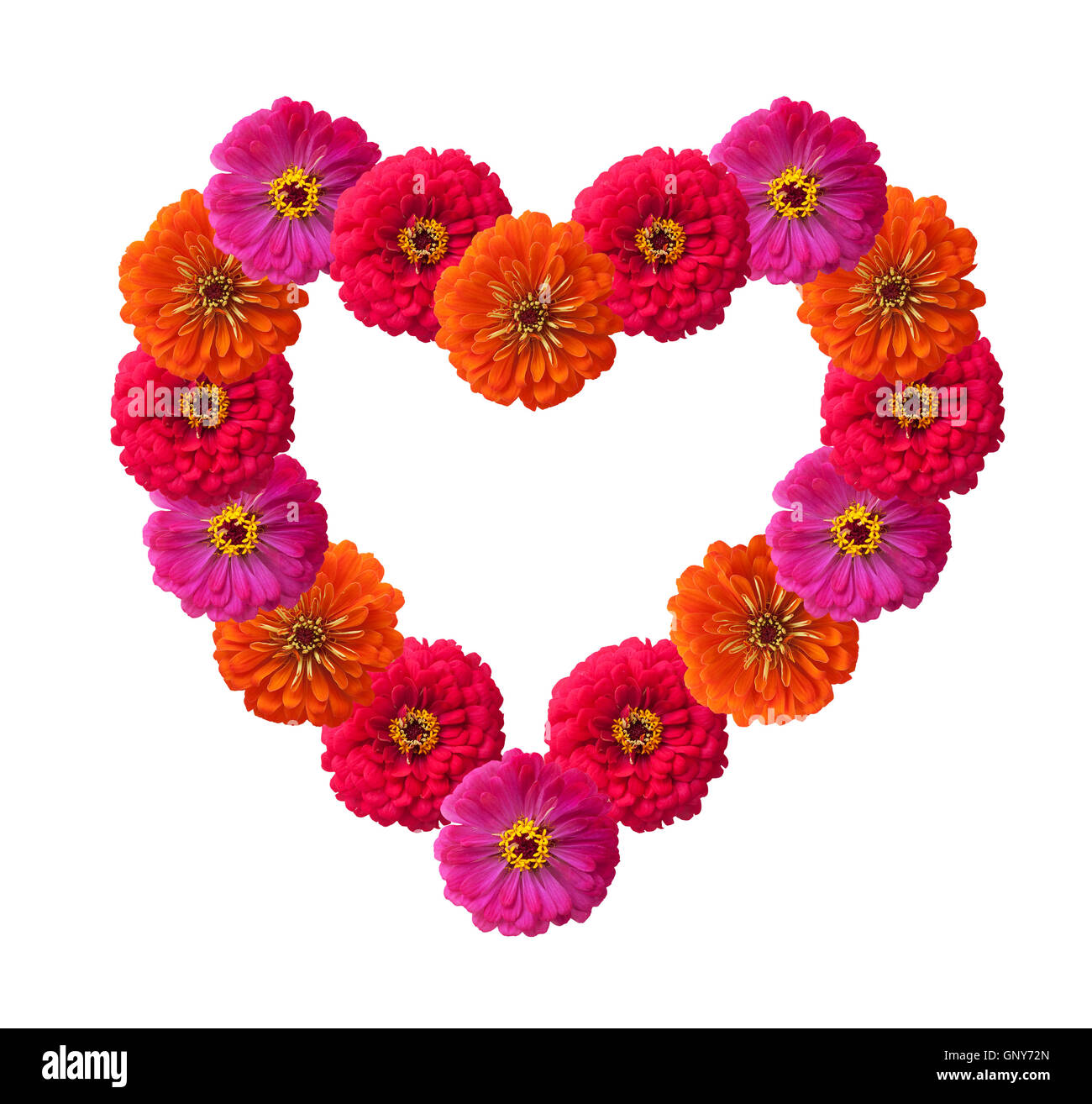 Heart shape made out of rose Stock Photo Alamy