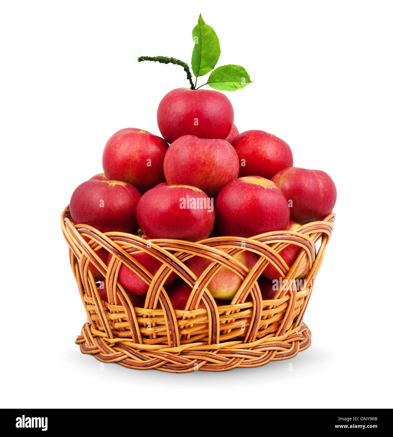 Basket of apples Stock Photo Alamy