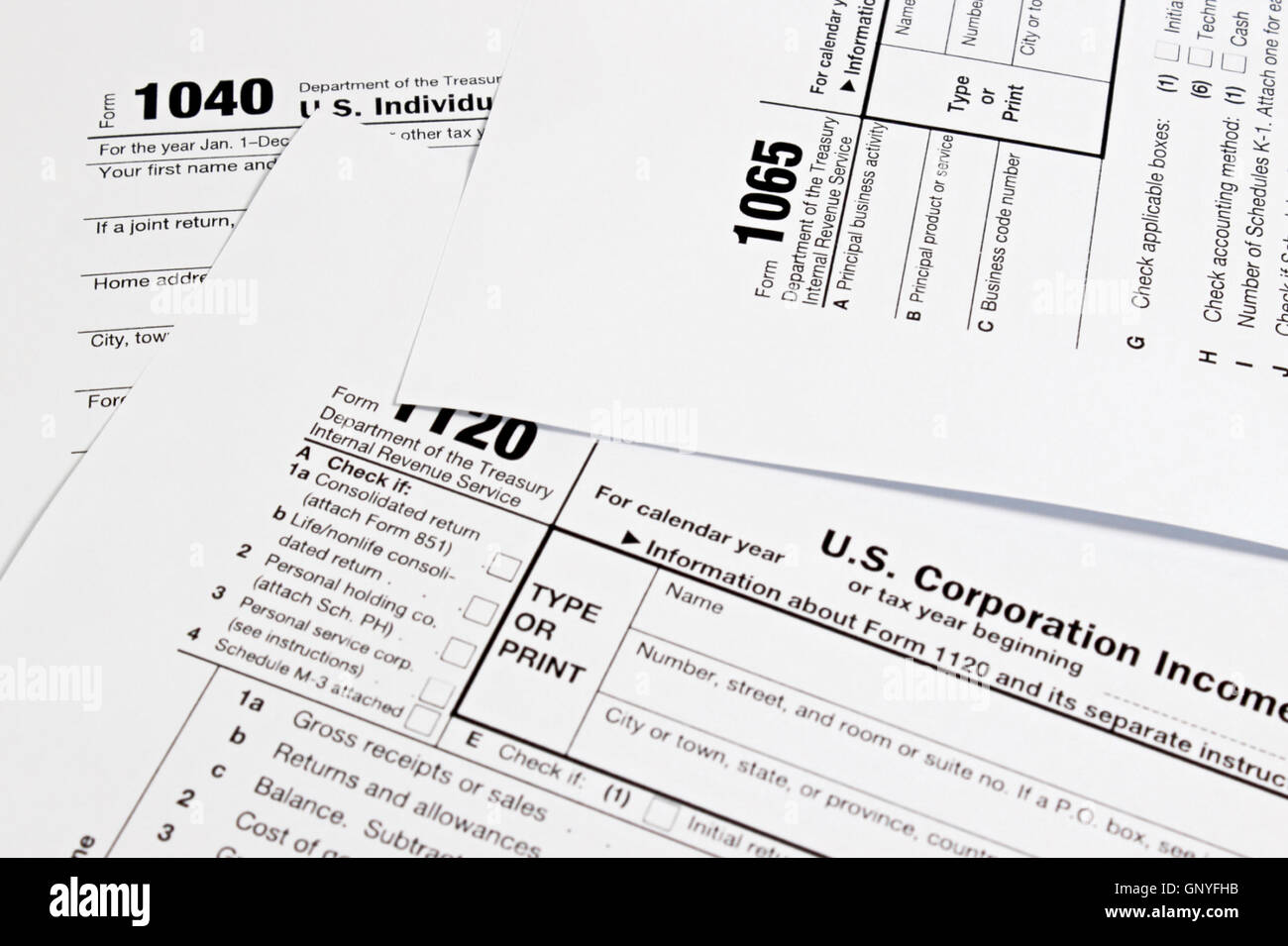 us-tax-form-stock-photo-alamy