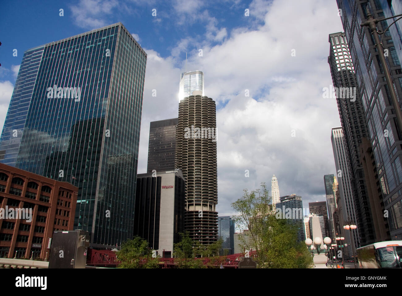 Chicago Buildings Architecture Stock Photo - Alamy