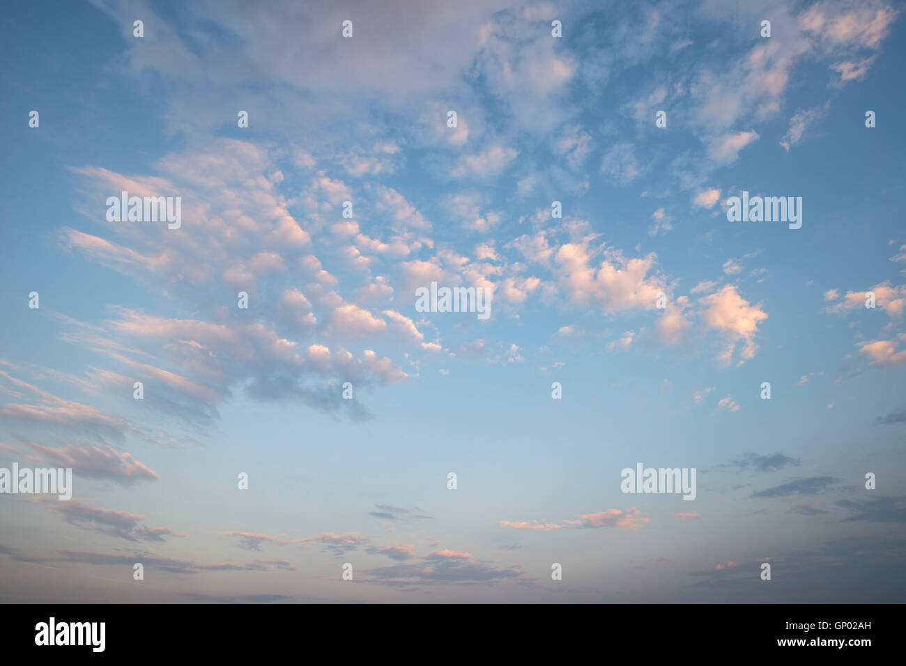 Beautiful Summer sunset sky for use as background Stock Photo - Alamy
