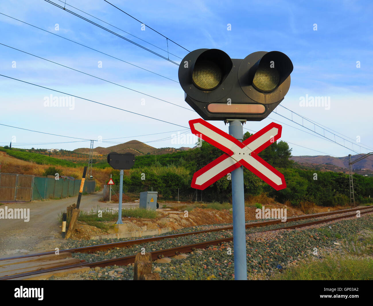 Unguarded Railway Crossing High Resolution Stock Photography And Images Alamy