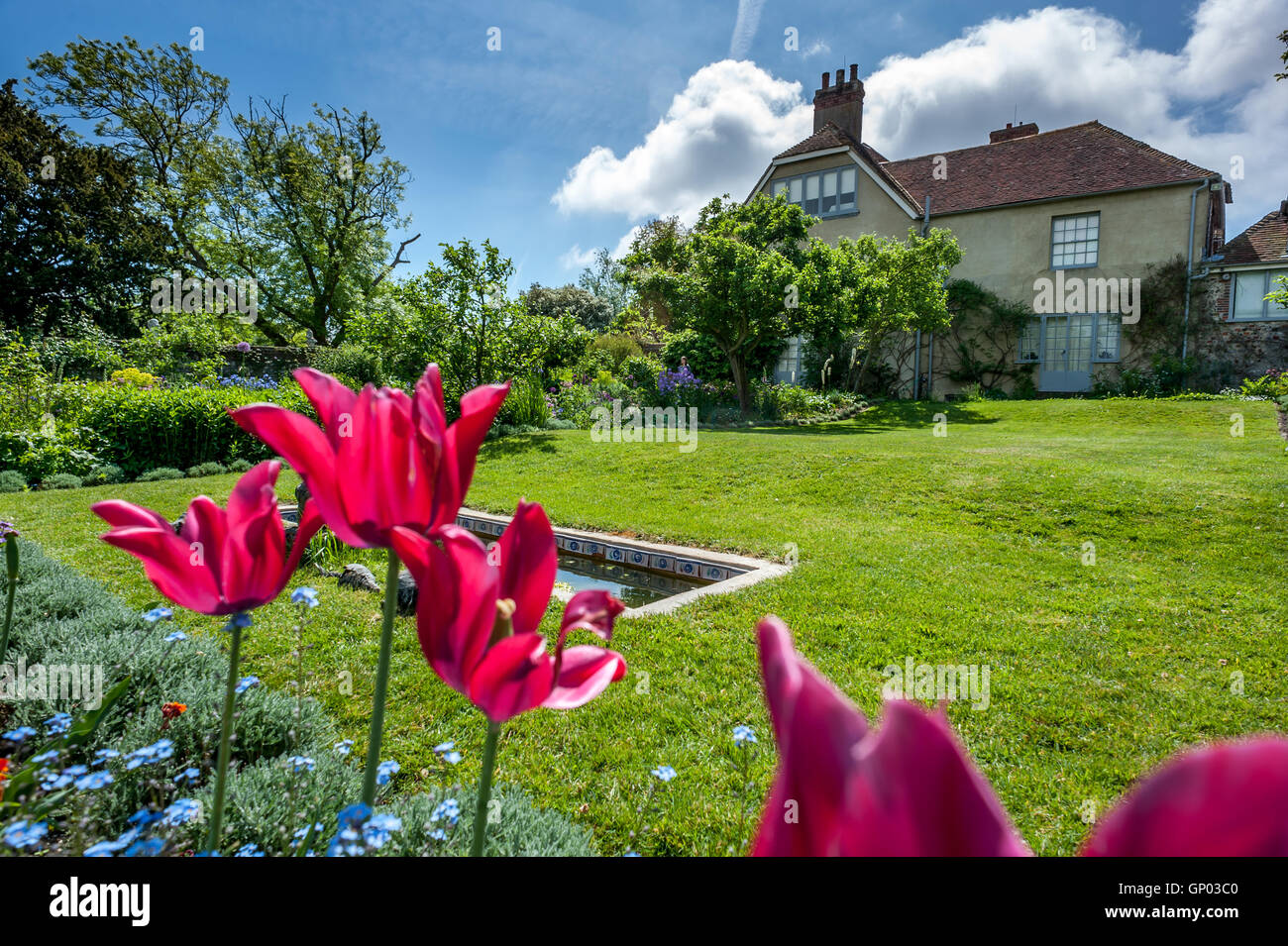 Charleston Farmhouse, the home of the Bloomsbury Group in East Sussex