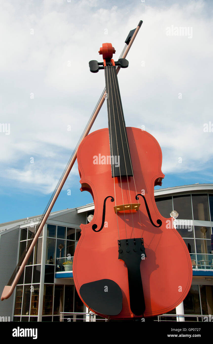 The Big Fiddle Sydney Nova Scotia Stock Photo Alamy