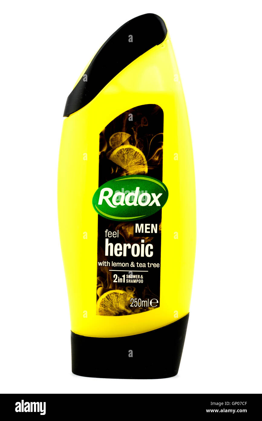 Radox Shower Gel And Shampoo For Men Stock Photo Alamy